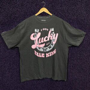 I Got Lucky at Elle King Double Sided Tour Tshirt size 2XL